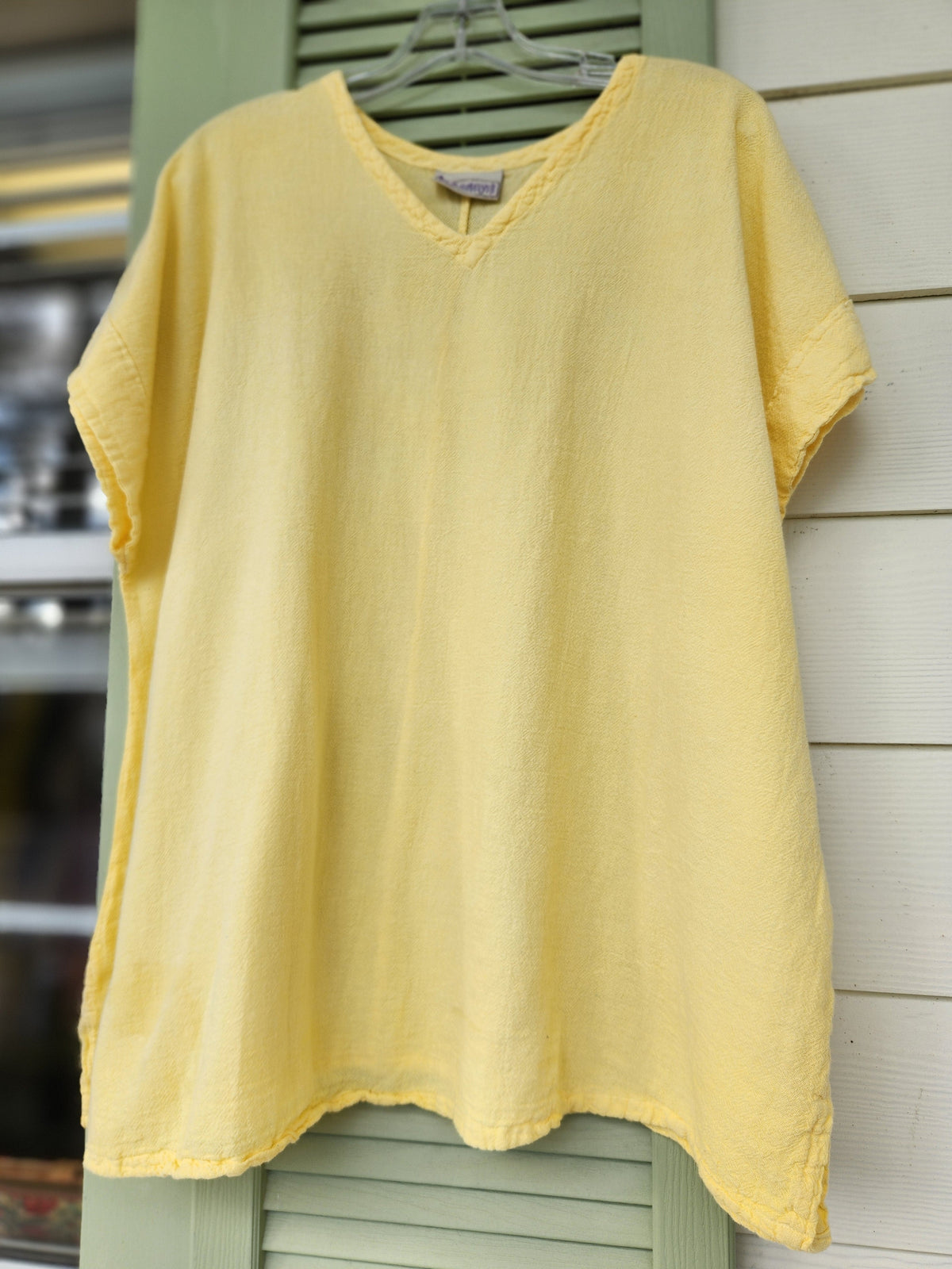 Carla 100% Cotton Gauze Top in OSFM Sale