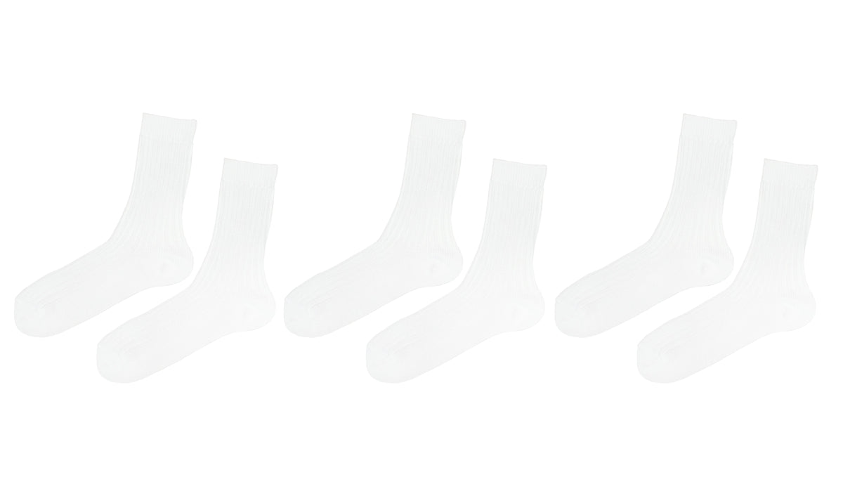 tittimitti® Men’s 100% Organic Cotton Boot Socks 3-Pack – Thick Warm Winter Socks Made in Italy