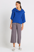 Pima Cotton Jackie O Top - Royal