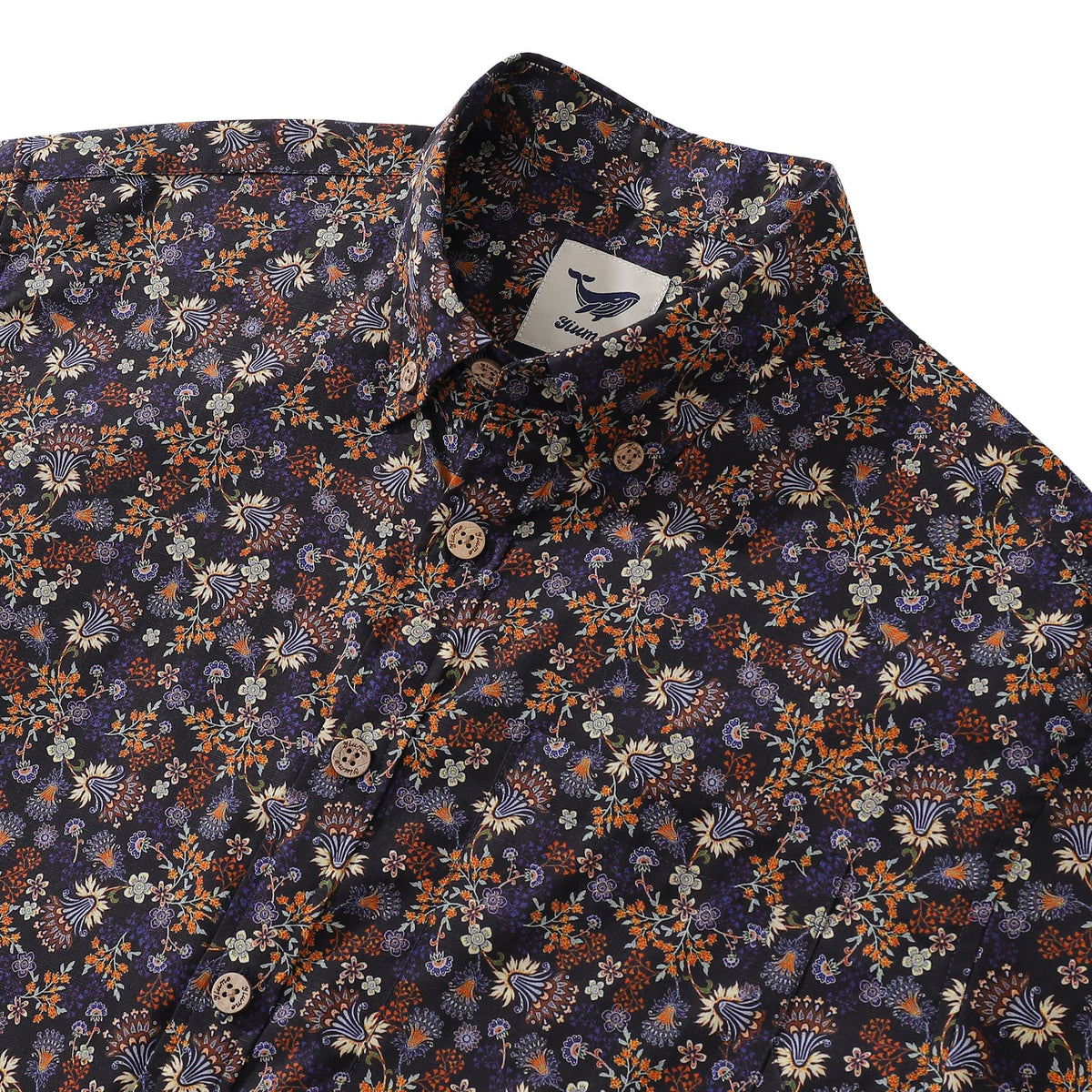 Hawaiian Shirt For Men Garde Button-down Shirt Short Sleeve 100% Cotton Shirt By Yakima