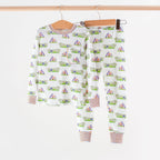 Alligator Mascot Mania Organic Cotton Kids Pajamas