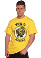 Wild Life Spun Bamboo® Men's Bamboo Viscose/Organic Cotton Short Sleeve Graphic T-Shirt