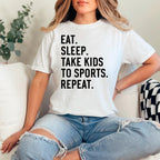 Sports Mom Graphic Tee – Soft Cotton Comfort Shirt for Parenting Hustle