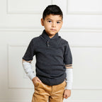 Shawl Collar Organic Sweater - Baby