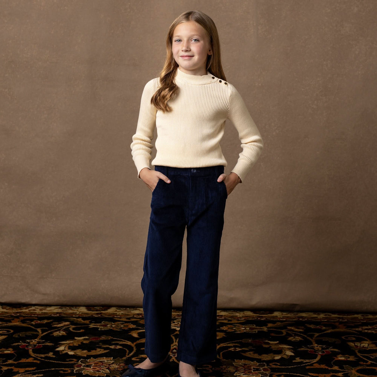 Organic Mock Neck Sweater - Baby