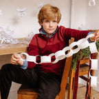 Organic Intarsia Yoke Mock Neck Sweater - Baby
