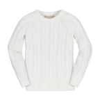 Organic Raglan Cable Sweater - Baby