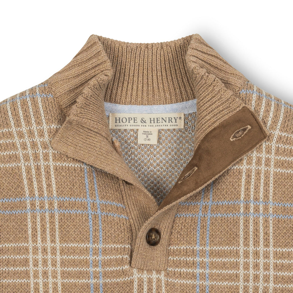 Organic Mock Neck Sweater