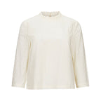 Organic Ruffle Neck Top