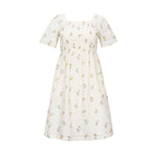 Organic Bell Sleeve Smocked Dress