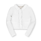 Organic Scallop Edge Cardigan