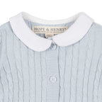 Organic Peter Pan Collar Sweater Romper