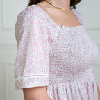 Organic Bell Sleeve Smocked Dress