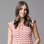 Organic Flutter Sleeve Sweater Top