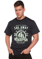 Sail Away Spun Bamboo® Men's Bamboo Viscose/Organic Cotton Short Sleeve Graphic T-Shirt