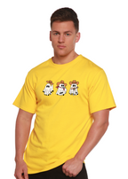 Cowboy Ghosts Unisex Bamboo Viscose/Organic Cotton Short Sleeve Graphic T-Shirt