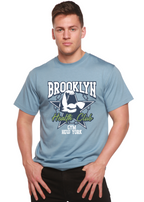 Brooklyn Health Club Men's Bamboo Viscose/Organic Cotton Short Sleeve Graphic T-Shirt