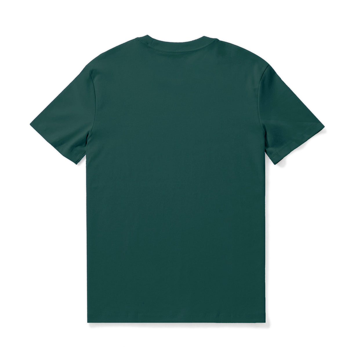 Hawaiian Tee For Men Vintage Vibes Cat Tee Crew Neck 100% Cotton - DARK GREEN