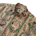 Hawaiian Shirt For Men Sleuth Hound Button-down Shirt Short Sleeve 100% Cotton Shirt By Yakima