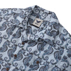 Summer Hawaiian Shirt For Men Smile of the Sea Print Shirt Camp Collar 100% Cotton By Cigar