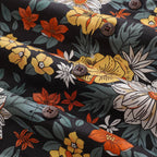 Hawaiian Shirt For Men Autumn Garden Print Shirt Camp Collar 100% Cotton By Sherry