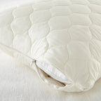 Organic Cotton Lofted Quilted Pillow Protectors