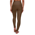 🌿 Organic Cotton Yoga Pants Brown – High-Waisted, Breathable, Sustainable Activewear