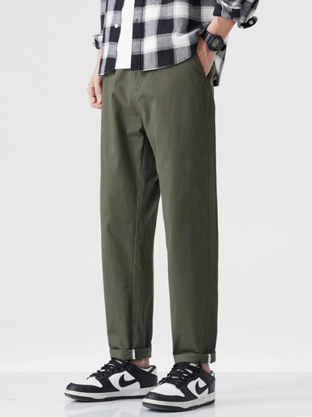 Men's Straight Leg Casual Pants