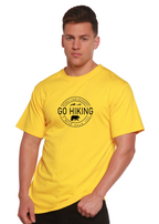 Go Hiking Men's Bamboo Viscose/Organic Cotton Short Sleeve Graphic T-Shirt