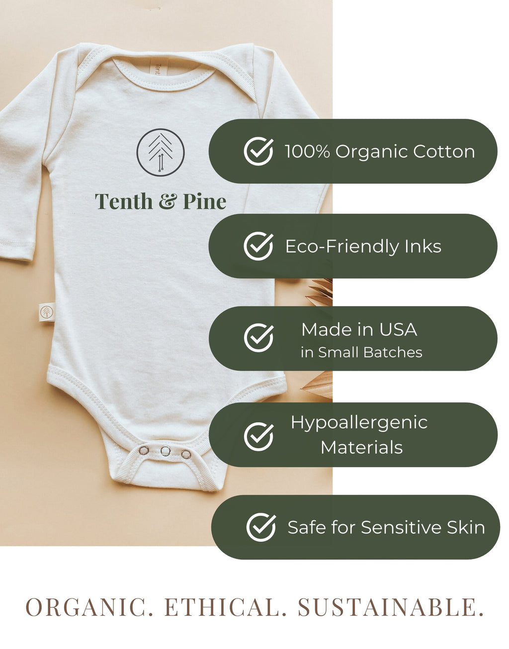 Dada's Entire World Organic Baby Bodysuit