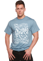 World Competition Men's Bamboo Viscose/Organic Cotton Short Sleeve Graphic Graphic T-Shirt