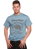 Strong Bear Spun Bamboo® Men's Bamboo Viscose/Organic Cotton Short Sleeve Graphic T-Shirt