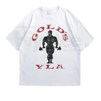 Gold's Gym Weightlifting Graphic Tee – Men's 100% Cotton Bodybuilding T-Shirt