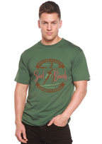 Surf Beach Men's Bamboo Viscose/Organic Cotton Short Sleeve Graphic T-Shirt