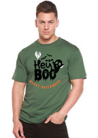 Hey Boo Men's Bamboo Viscose/Organic Cotton Short Sleeve Graphic T-Shirt
