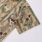 Hawaiian Shirt For Men Sleuth Hound Button-down Shirt Short Sleeve 100% Cotton Shirt By Yakima