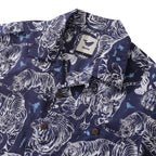 Hawaiian Shirt For Men Tiger King Contest Print Shirt Camp Collar 100% Cotton By Sherry