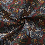 Vintage Hawaiian Shirt For Men Vibrant Cycle Morris Shirt Camp Collar 100% Cotton By Cigar