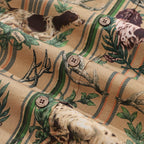 Hawaiian Shirt For Men Sleuth Hound Button-down Shirt Short Sleeve 100% Cotton Shirt By Yakima