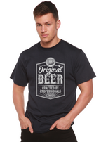 Original Beer Men's Bamboo Viscose/Organic Cotton Short Sleeve Graphic T-Shirt
