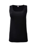 MaRe Premium Quality 100% Brushed Cotton Women's Sleeveless Tank Top S - XXL Made in Italy