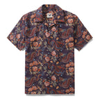 Hawaiian Shirt For Men Embroidered Dragon Pattern Shirt Camp Collar 100% Cotton By Sun