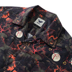 Halloween Hawaiian Shirt For Men Midnight Castle Shirt Camp Collar 100% Cotton By Sun