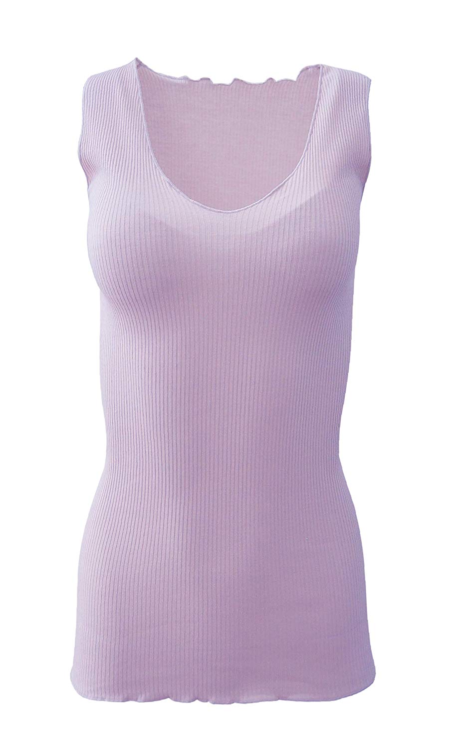 BASIC COTTON Free Spirit Premium Quality 100% Cotton Women's Tank Top. Proudly Made in Italy (603)