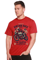 Vintage Race Spun Bamboo® Men's Bamboo Viscose/Organic Cotton Short Sleeve Graphic T-Shirt