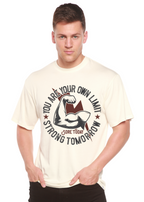 Strong Tomorrow Men's Bamboo Viscose/Organic Cotton Short Sleeve Graphic T-Shirt