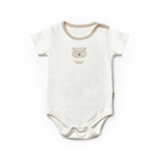 Teddy Ecru Short Sleeve Organic Cotton