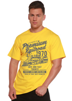 Premium Railroad Spun Bamboo® Men's Bamboo Viscose/Organic Cotton Short Sleeve Graphic T-Shirt