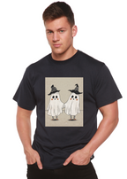 Cute Ghost Men's Bamboo Viscose/Organic Cotton Short Sleeve Graphic T-Shirt