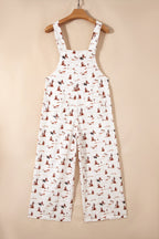 Western Adjustable Buttoned Strap Dungaree Jumpsuit